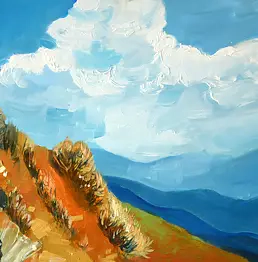 Lila Nacht - Clouds over the valley