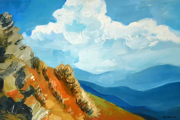 Lila Nacht - Clouds over the valley