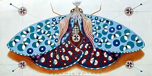 federico cortese - Chromatic butterfly - light blue