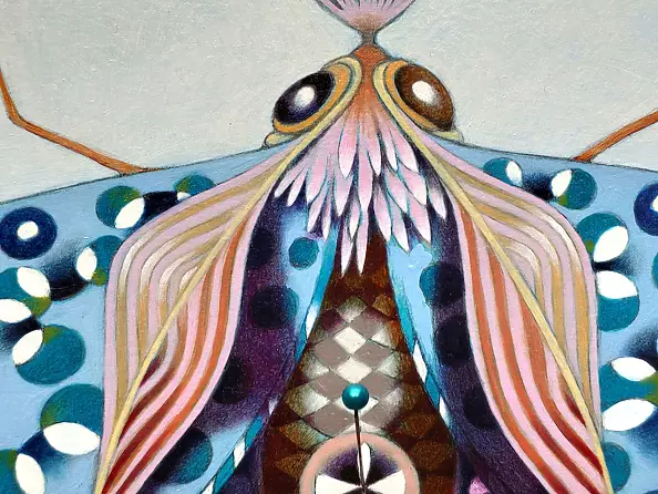 federico cortese - Chromatic butterfly - light blue