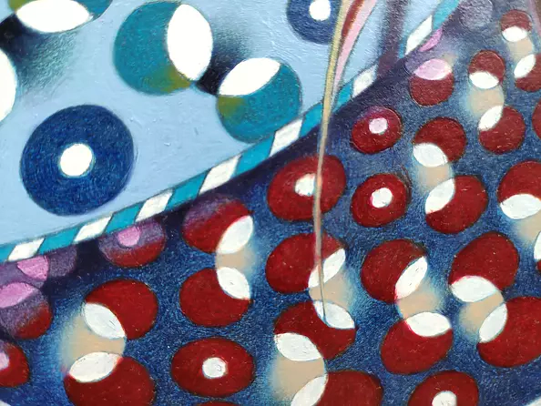 federico cortese - Chromatic butterfly - light blue