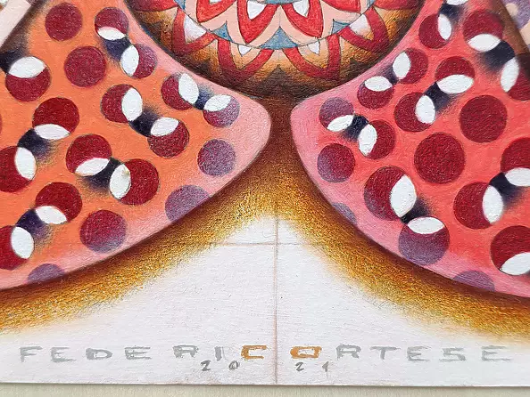 federico cortese - Chromatic butterfly - pink