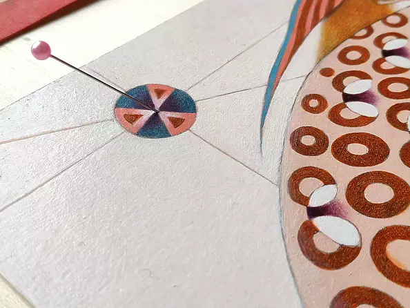 federico cortese - Chromatic butterfly - pink