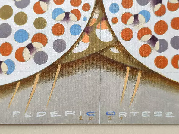 federico cortese - Chromatic butterfly - white