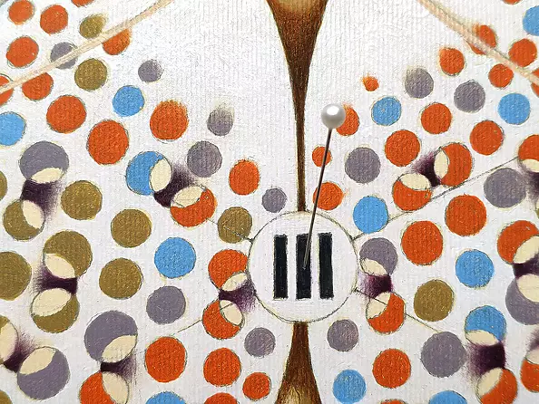 federico cortese - Chromatic butterfly - white