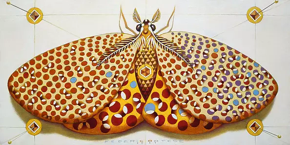federico cortese - Chromatic butterfly - yellow