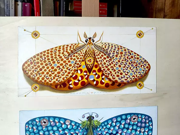 federico cortese - Chromatic butterfly - yellow