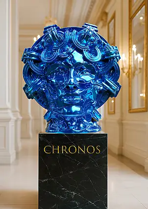 Krzysztof Plonka, Chronos rzeźba,  - inne, 45 x 50