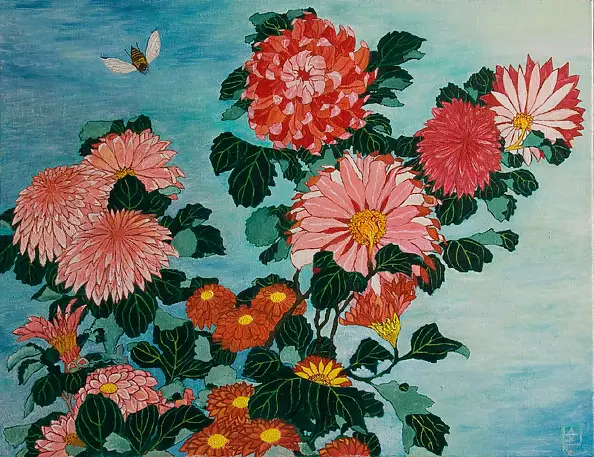 Loktev Denis - Chrysanthemums and Horsefly