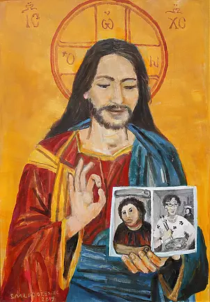 Stanisław Młodożeniec - Cristo e Cecilia