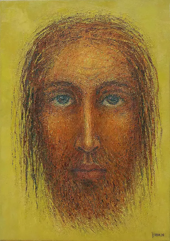 Joanna Ordon - "Christ on a golden background"