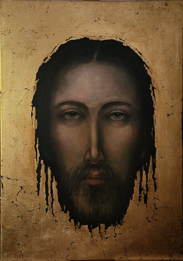 Joanna Ordon - "Chrystus na złotym tle"