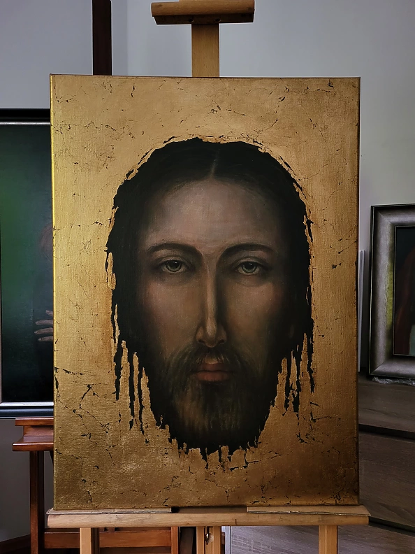 Joanna Ordon - "Chrystus na złotym tle"