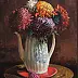Piotr Mruk - Chrysanthemums in a vase.