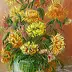 Maria Roszkowska - chrysanthemums golden