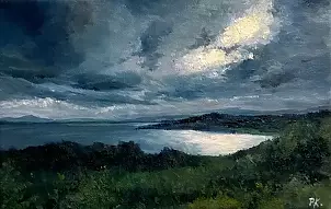 Paweł Kosior - Dark clouds over the river Tay
