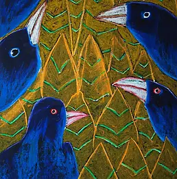 Wiesław Sawicki - Dark blue birds
