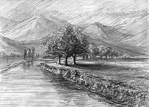 Witold Kubicha - Ciepły wieczór nad rzeką