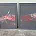 Piotr Kukla Qkla, "Thorn", diptych 2021 (2x 78x58), Acrylic painting - panel, 58 x 78