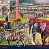 Piotr Rembieliński, Circus Maximus, Obraz akrylowy - płótno, 120 x 100