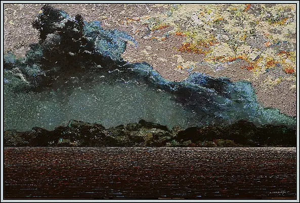 Marek Chomczyk, Silence, Peinture acrylique - toile, 148 x 100