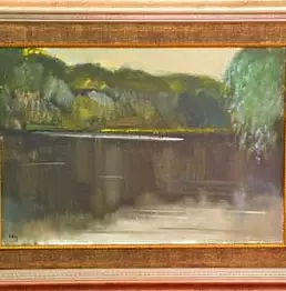 Stanisław Baj - Silence at the lake