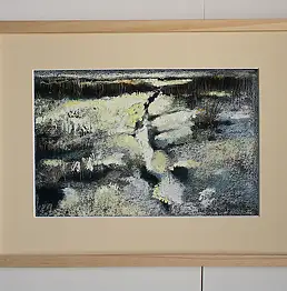 Iza Jaśniewska, Cisza natury, Pastel - papier, 43 x 33