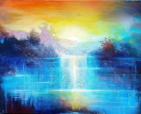 Włodzimierz Draczyński, Silence, Oil painting - canvas, 50 x 40
