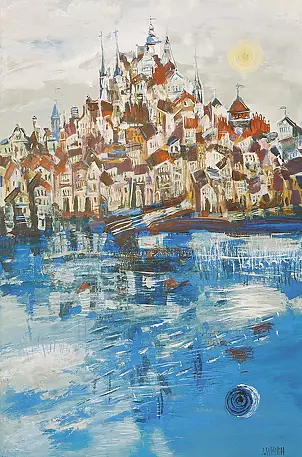   - Miasto nad jeziorem