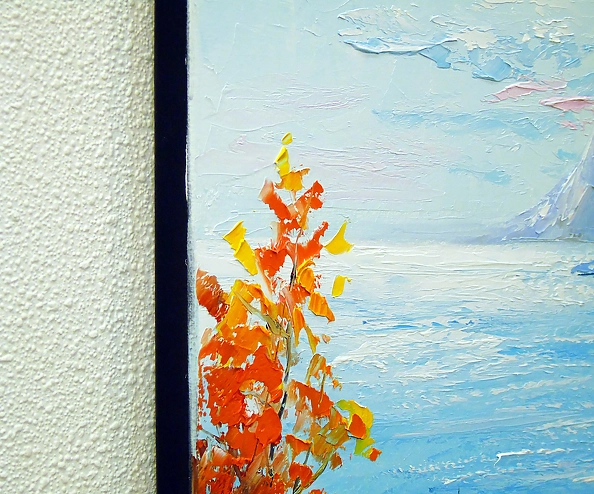 Olha Darchuk - City on the sea coast