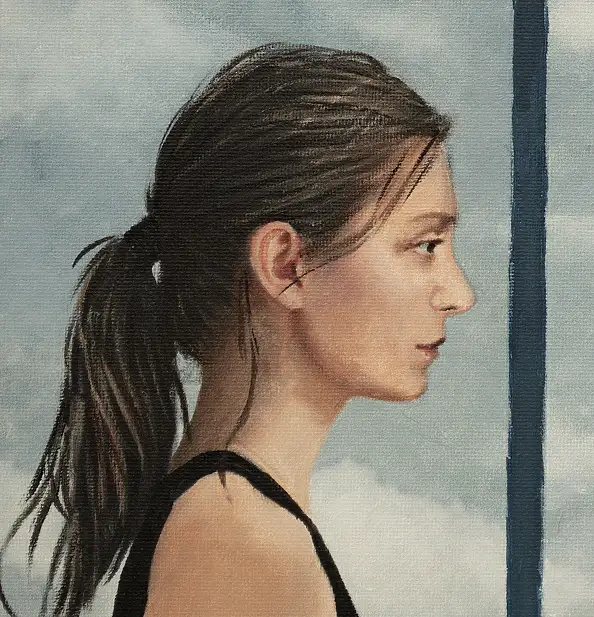 Nataliya Bagatskaya, Co się dzieje?, Obraz akrylowy - płótno, 70 x 95