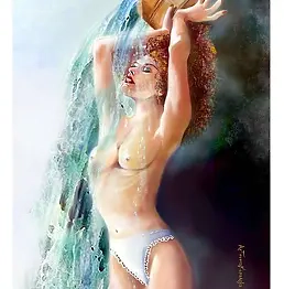 Teresa Kopańska - What the mouth says, the water is falling