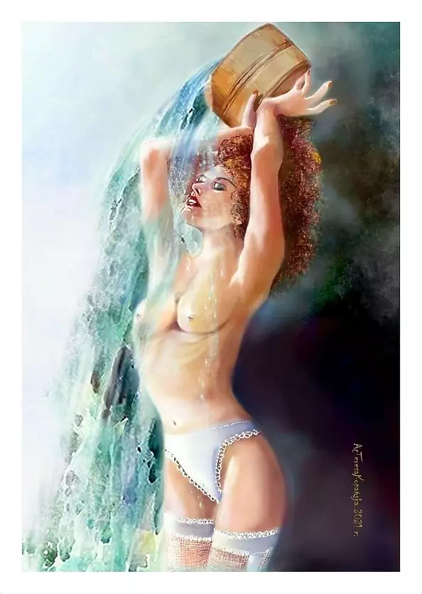 Teresa Kopańska - What the mouth says, the water is falling