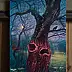 Wojciech Pater, Cold Moon Terror, Obraz olejny - płyta, 40 x 60
