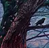 Wojciech Pater, Cold Moon Terror, Obraz olejny - płyta, 40 x 60