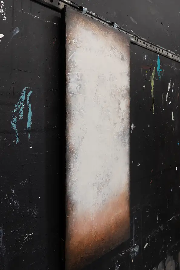 Łukasz Olek, Consider Me Gone, Acrylic painting - canvas, 30 x 80