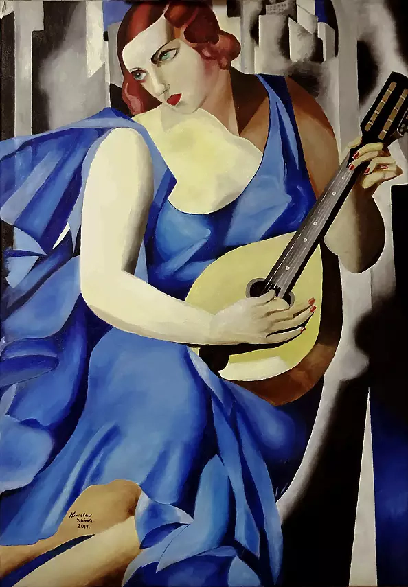 Mirosław Sobiech - Copy by T. Łempicka - "La Muscienne"