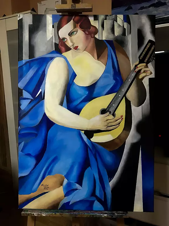 Mirosław Sobiech - Copy by T. Łempicka - "La Muscienne"