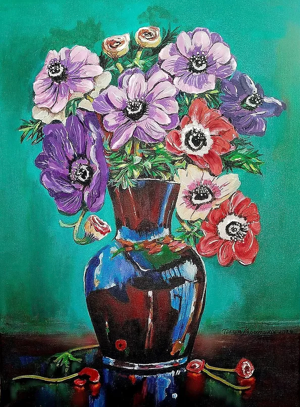 Teresa Kopańska - "Daughters of the Wind" - (anemones)