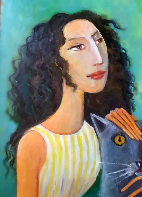 ZAKIR AHMEDOV - Costa and friends2025year 90X50cm Original painting Oil on canvas