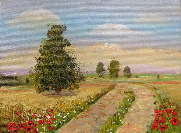 Marlena Łozińska - Country landscape