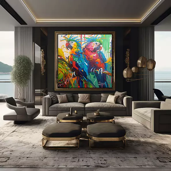 Emma Chodorowska - "Crazy Parrots"