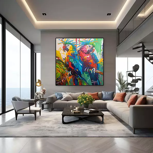 Emma Chodorowska - "Crazy Parrots"