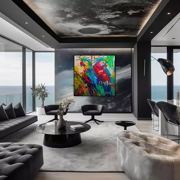 Emma Chodorowska - "Crazy Parrots"