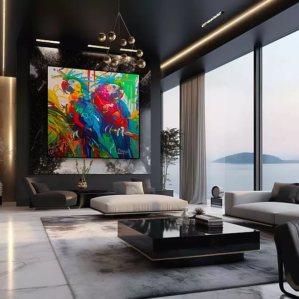 Emma Chodorowska - "Crazy Parrots"