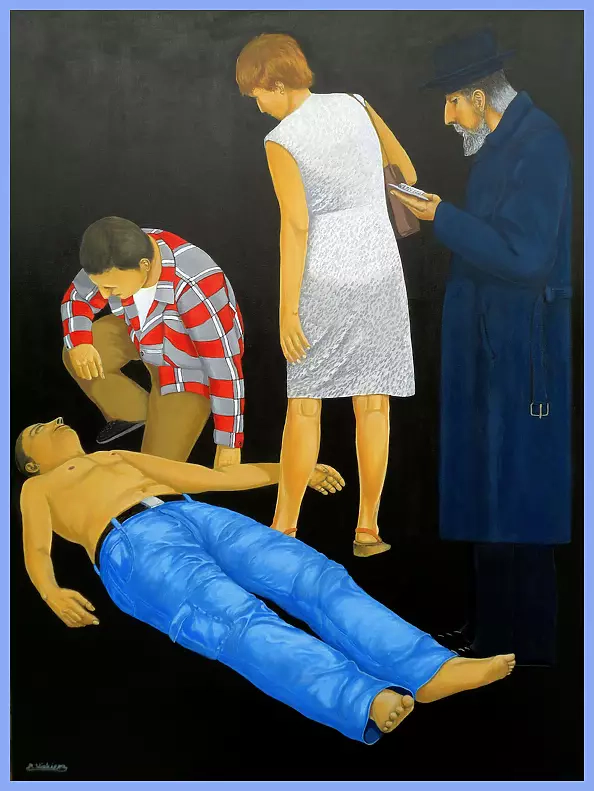 Marian Wiekiera - Cykl (13)  '' Za Czym Kolejka Ta Stoi  ''