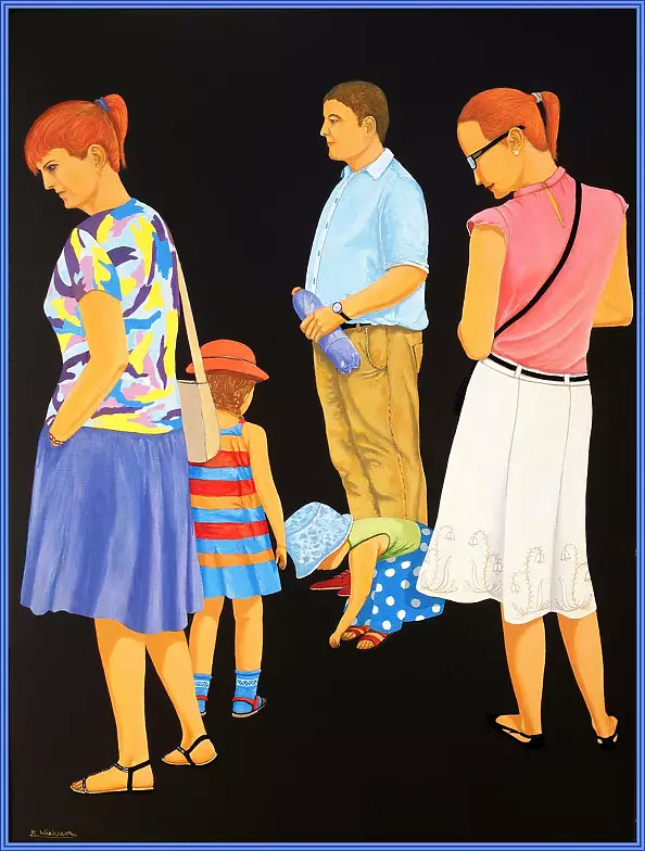 Marian Wiekiera - Cykl (15) '' Za Czym Kolejka Ta Stoi ''