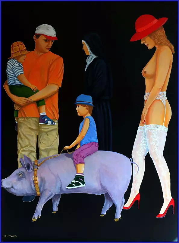 Marian Wiekiera - Cykl ( 16 ) '' Za Czym Kolejka Ta Stoi ''