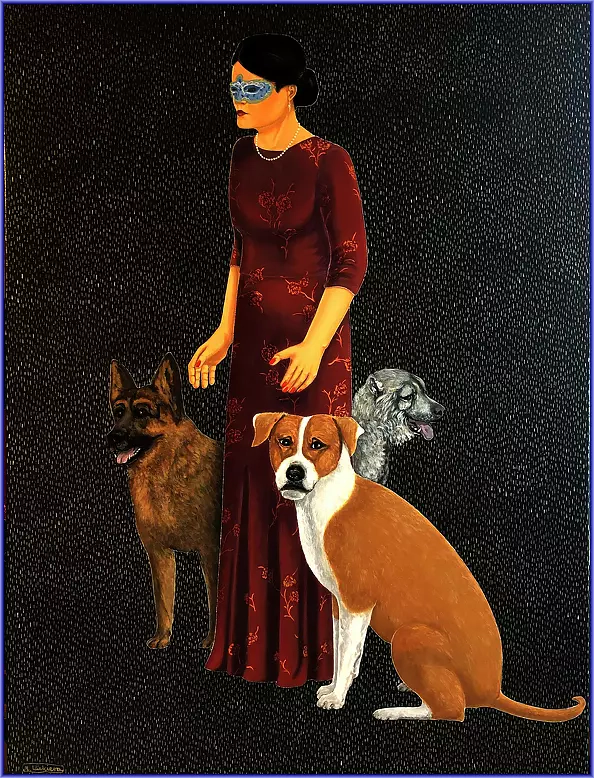 Marian Wiekiera - Cycle (18) "What's This Queue Behind"'