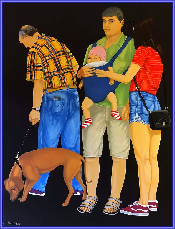 Marian Wiekiera - Cycle (20) '' What's the queue standing for ''